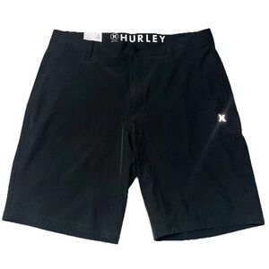 Hurley Men’s NWT All Day Hybrid Shorts Size 36 Black Casual Golf Sporty Active